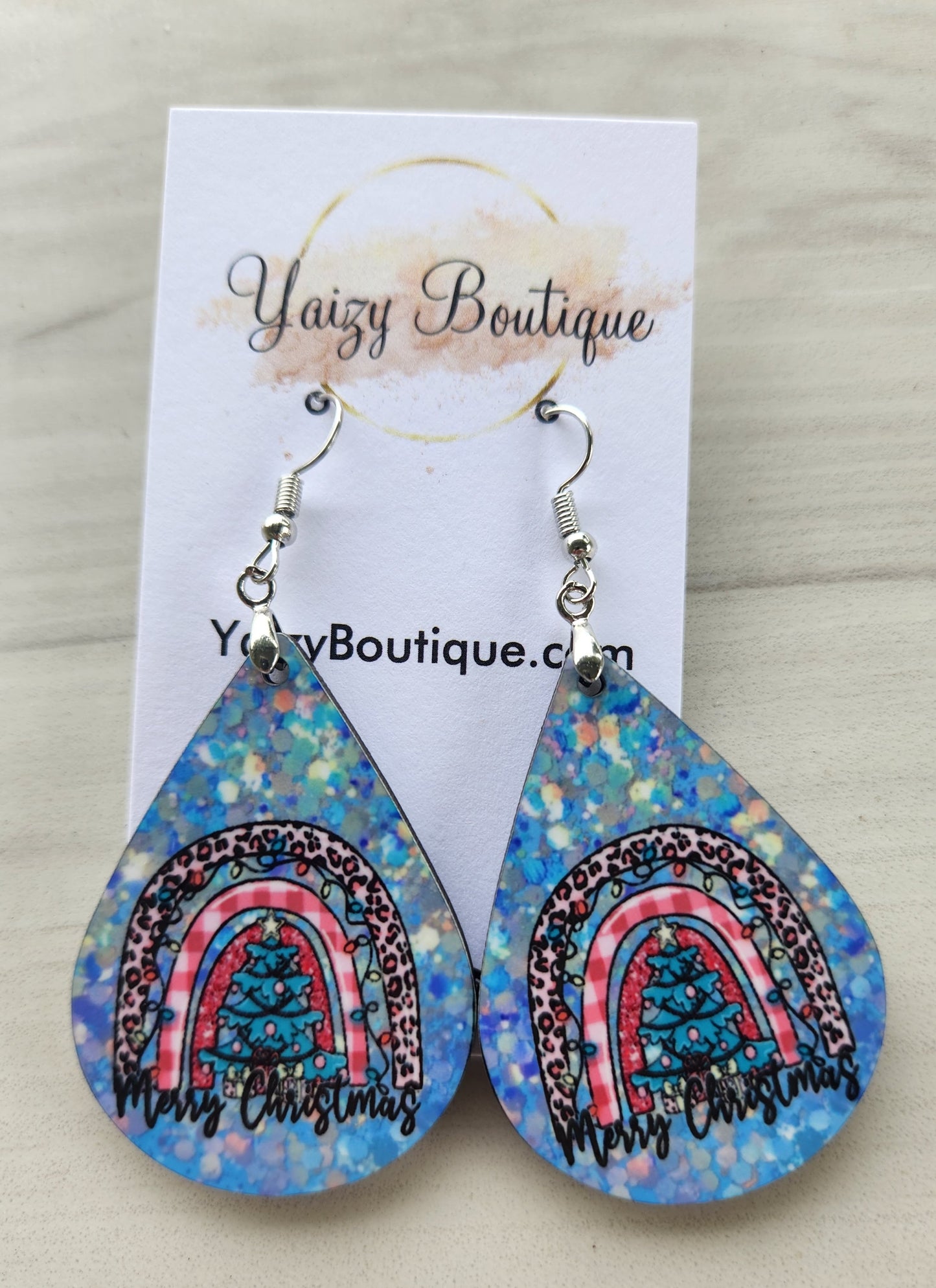 Merry Christmas Tree Earrings - Yaizy Boutique