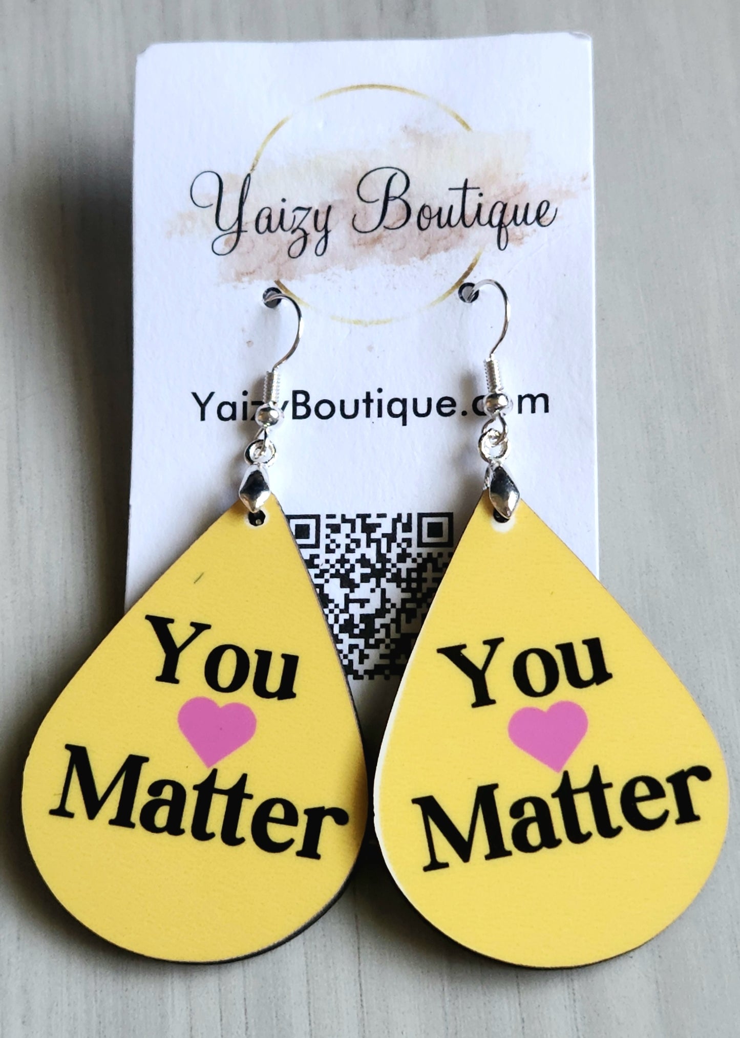 You Matter Handmade Earrings