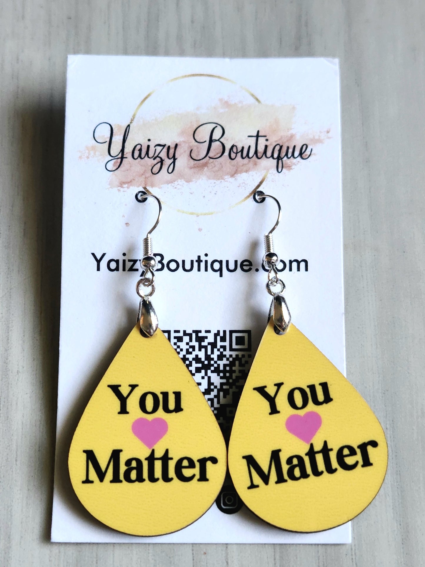 You Matter Handmade Earrings