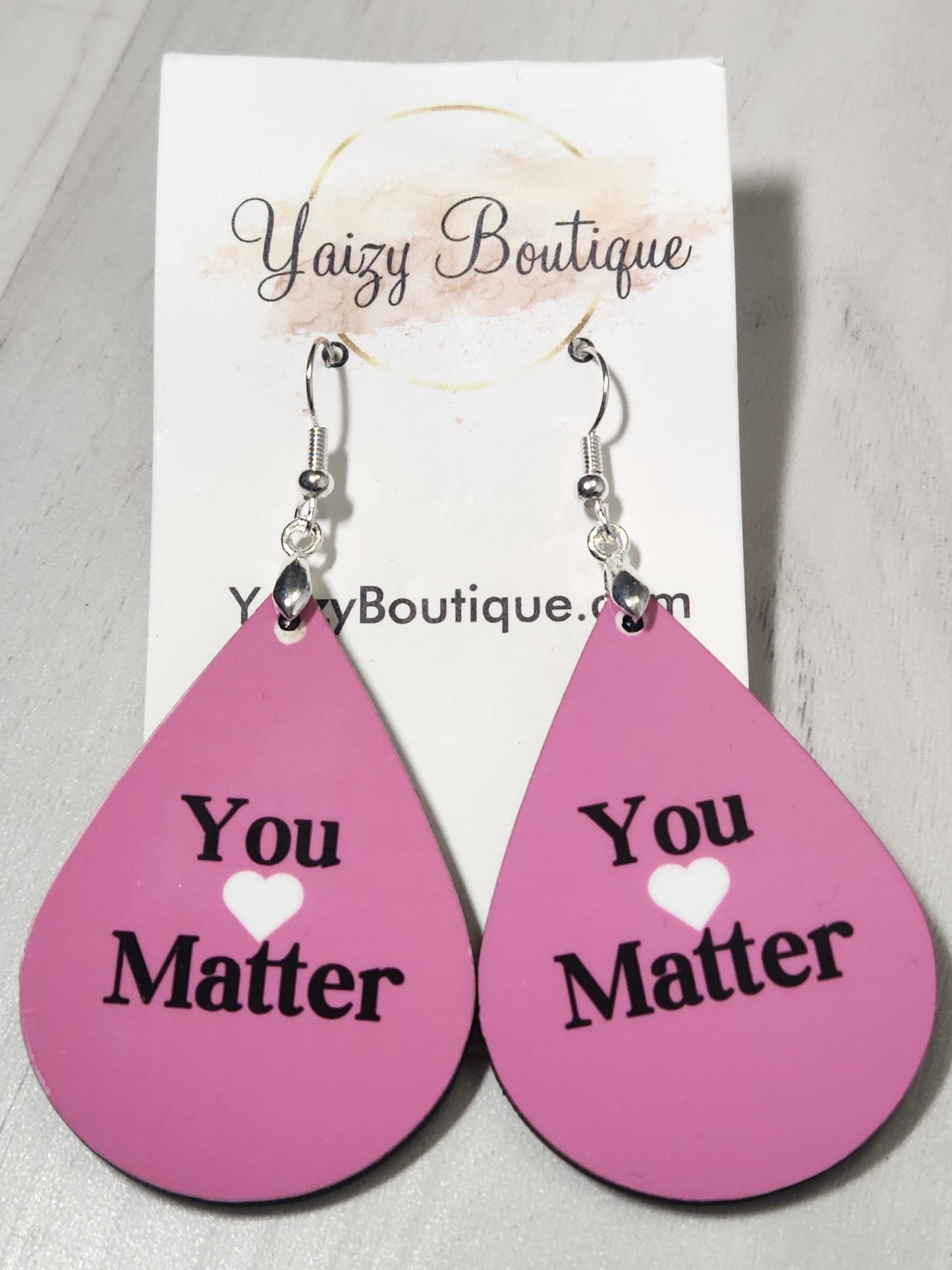 You Matter Handmade Earrings