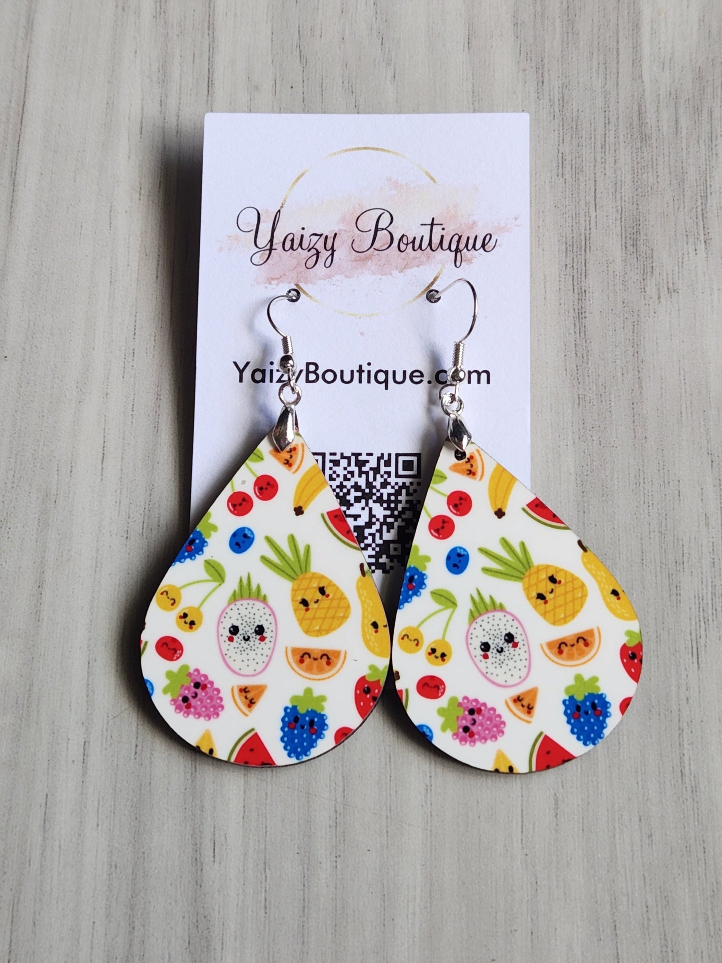 Pendientes hechos a mano de Happy Fruits