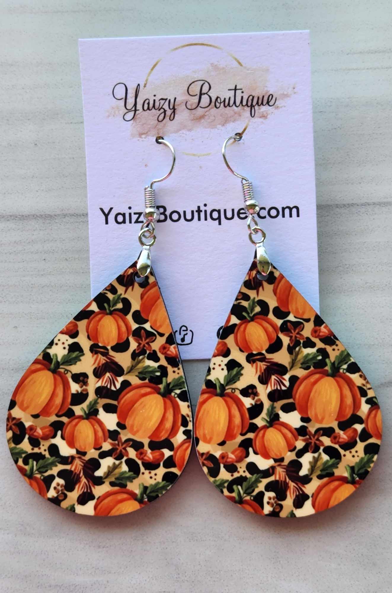 Pumpkin Earrings - Yaizy Boutique