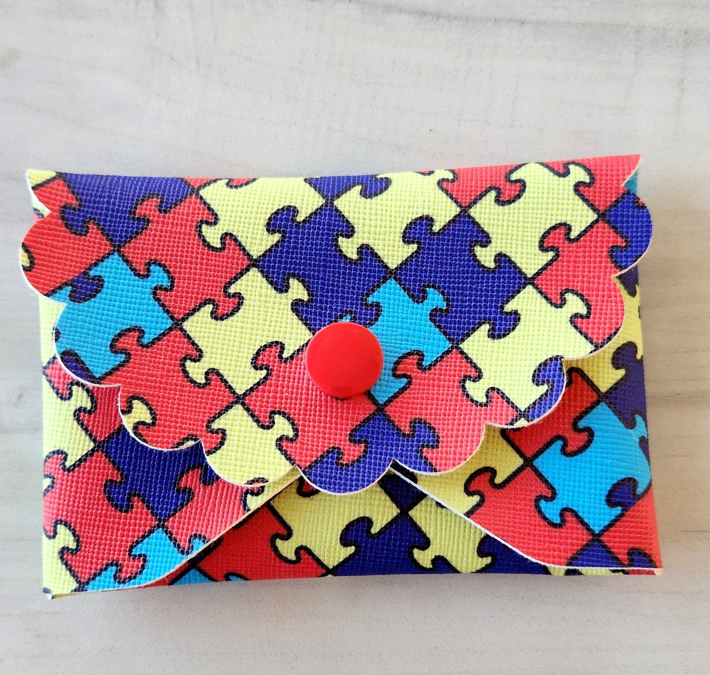 Autism Puzzle Mini Wallet - Yaizy Boutique