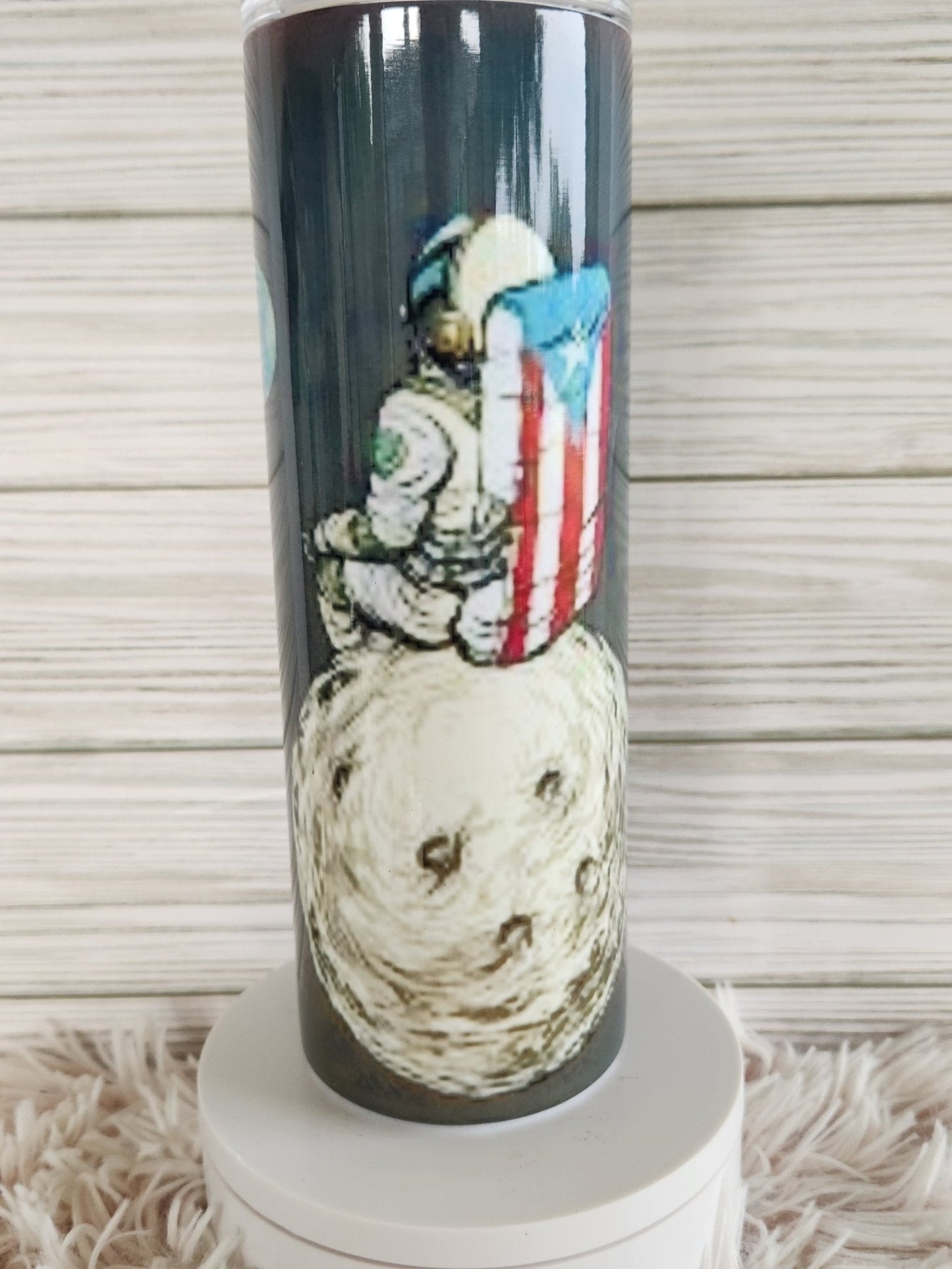 Boricua En La Luna 20z tumbler - Yaizy Boutique