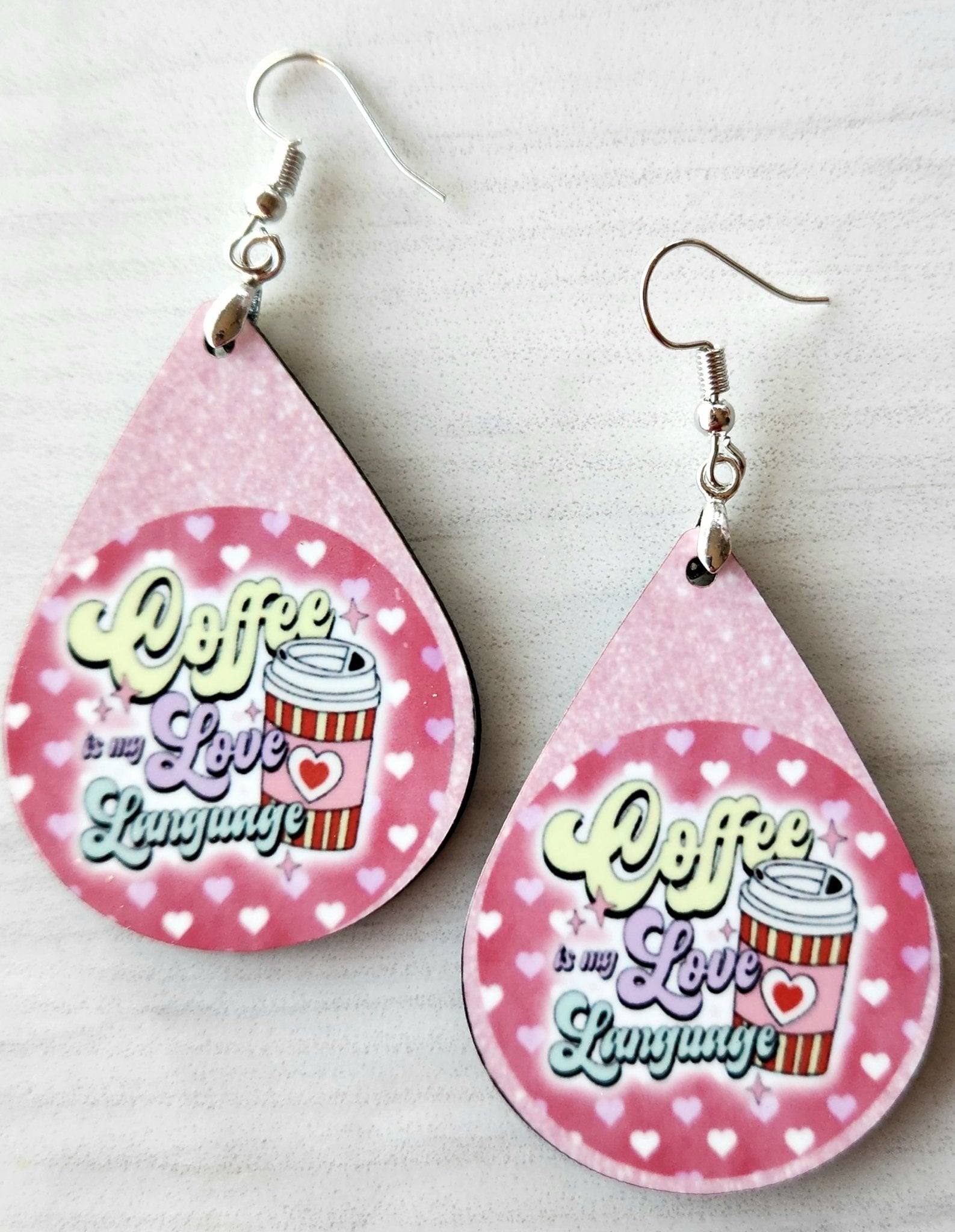 Coffee Love Language Earrings - Yaizy Boutique