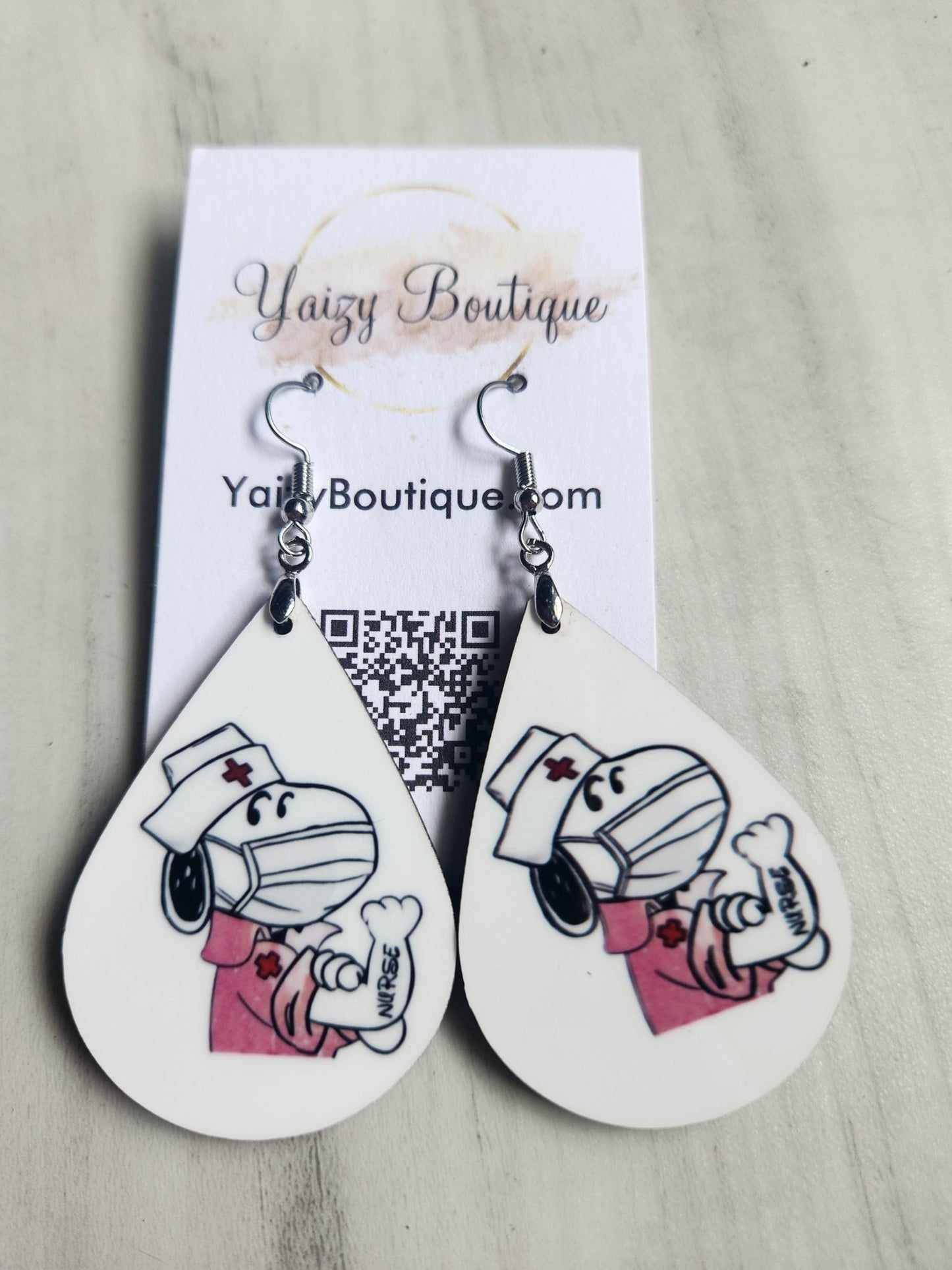 Cool Dog Nurse Handmade Earrings - Yaizy Boutique