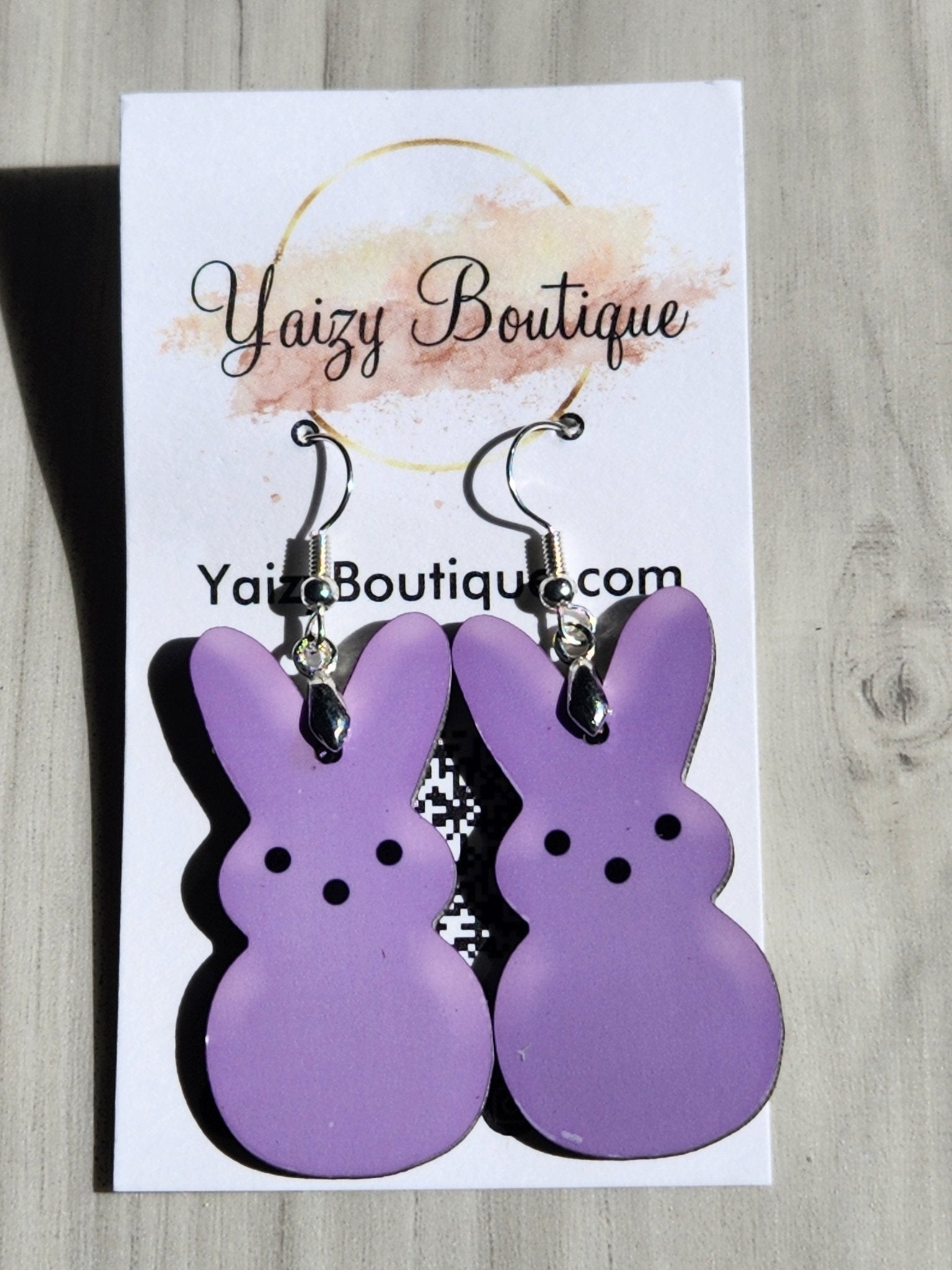 Easter Bunny Peep Earrings - Yaizy Boutique