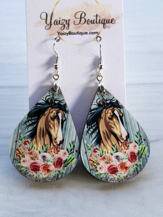 Horse Handmade Earrings - Yaizy Boutique