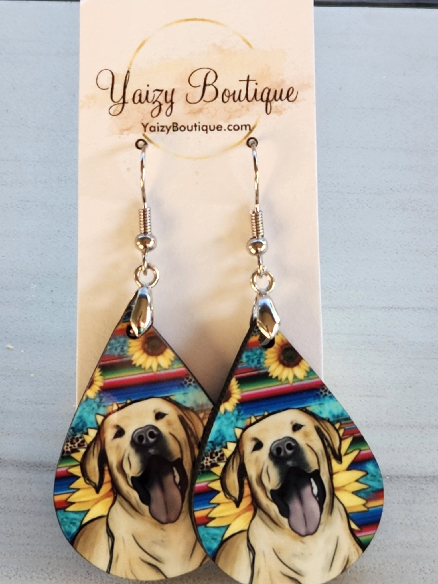 Labrador Retreiver Dog Earrings - Yaizy Boutique