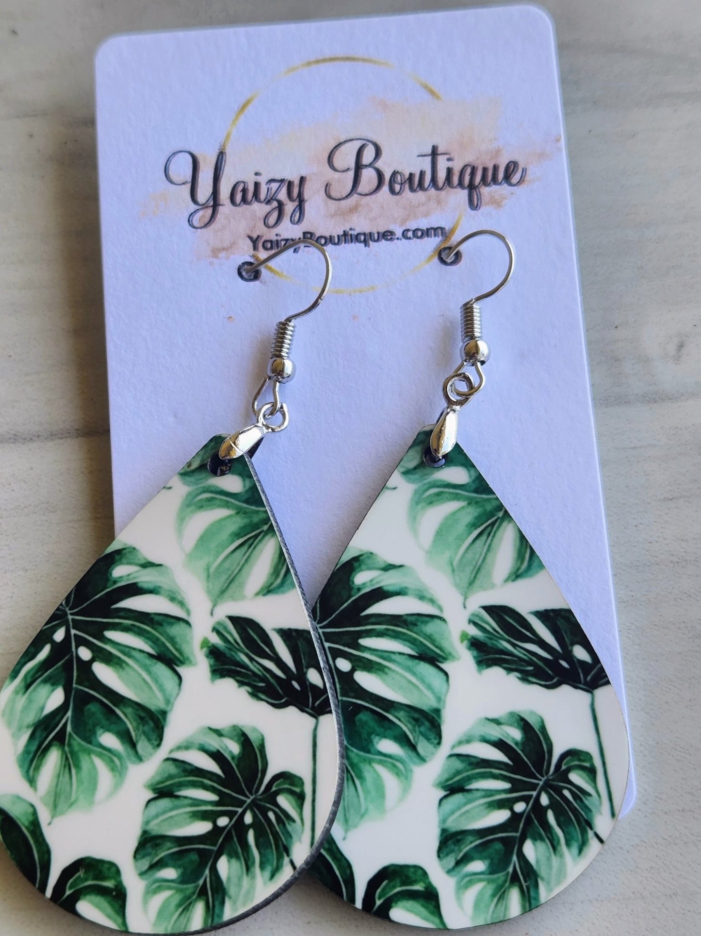 Palm Tree Handmade Earrings - Yaizy Boutique