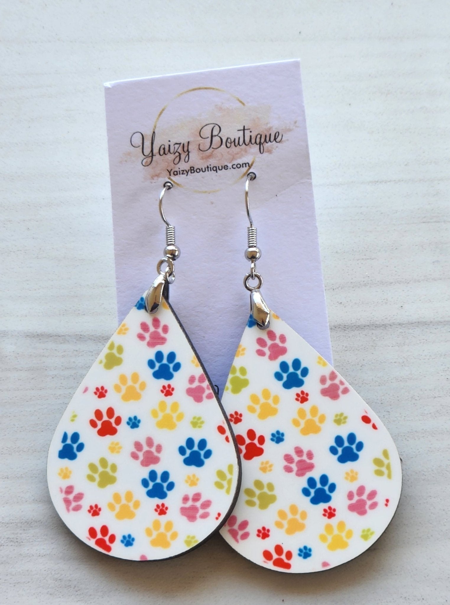 Paw print Earrings - Yaizy Boutique