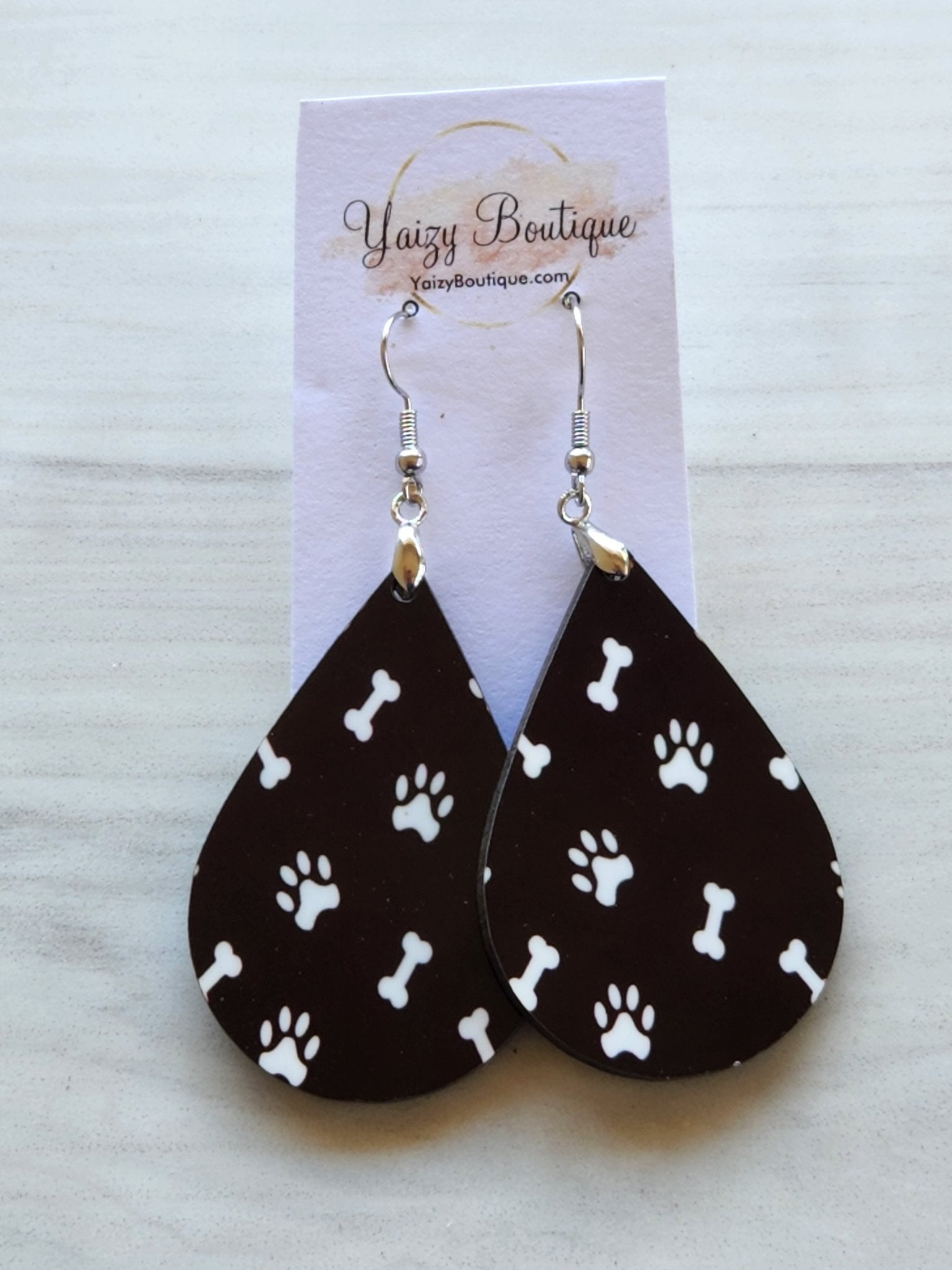 Paw print Earrings - Yaizy Boutique