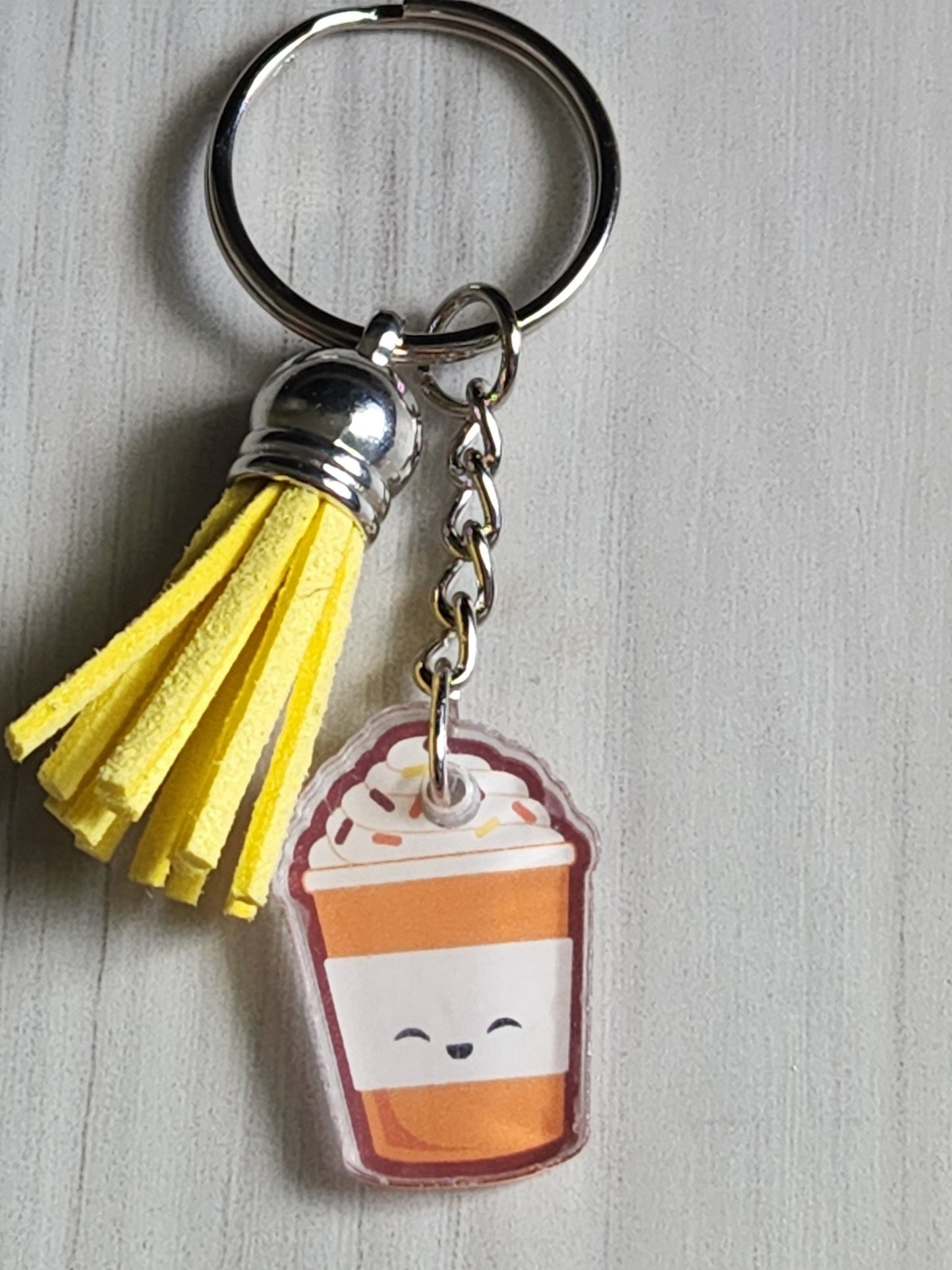 Pumkin drink keychain - Yaizy Boutique