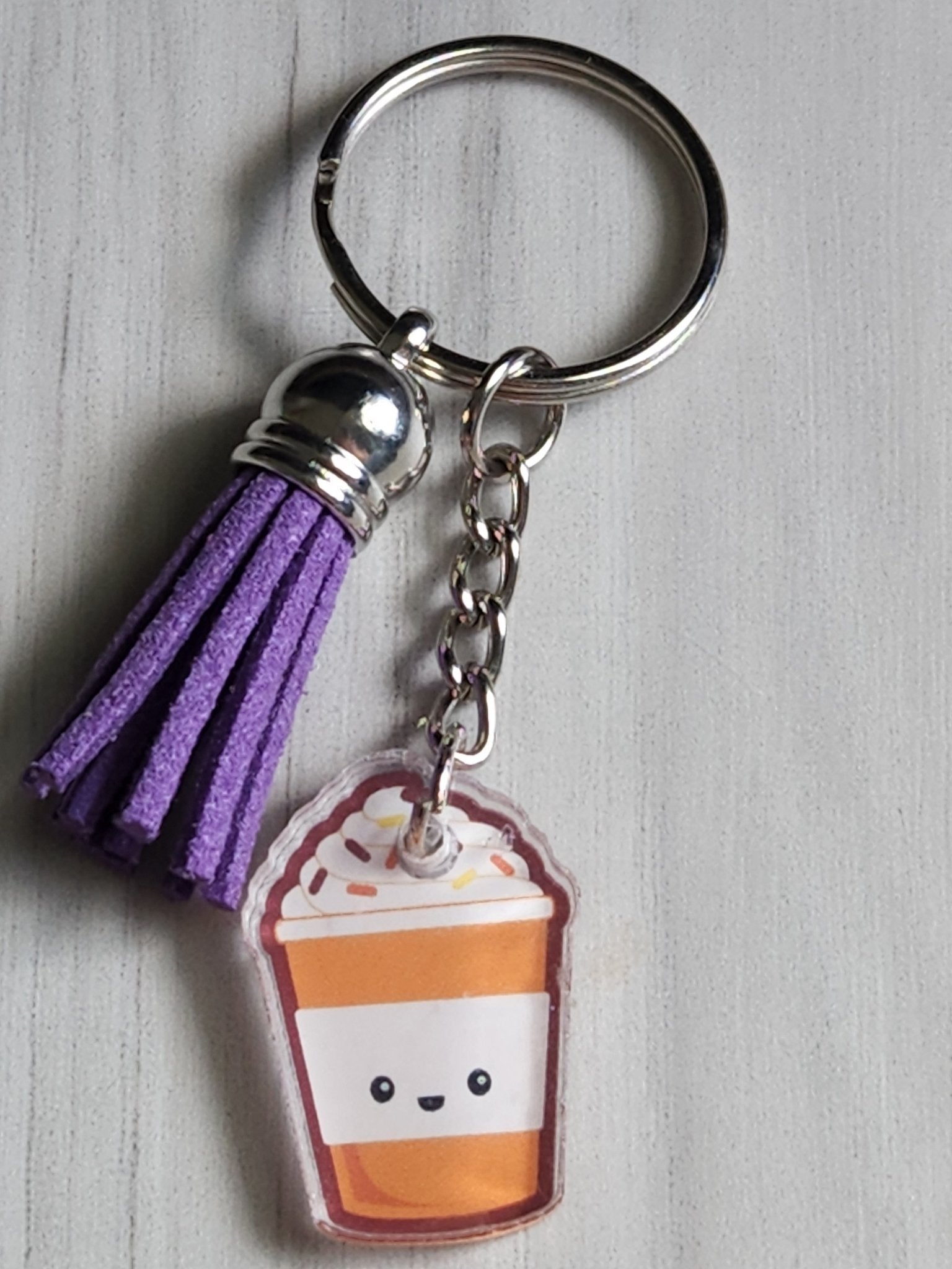 Pumkin drink keychain - Yaizy Boutique