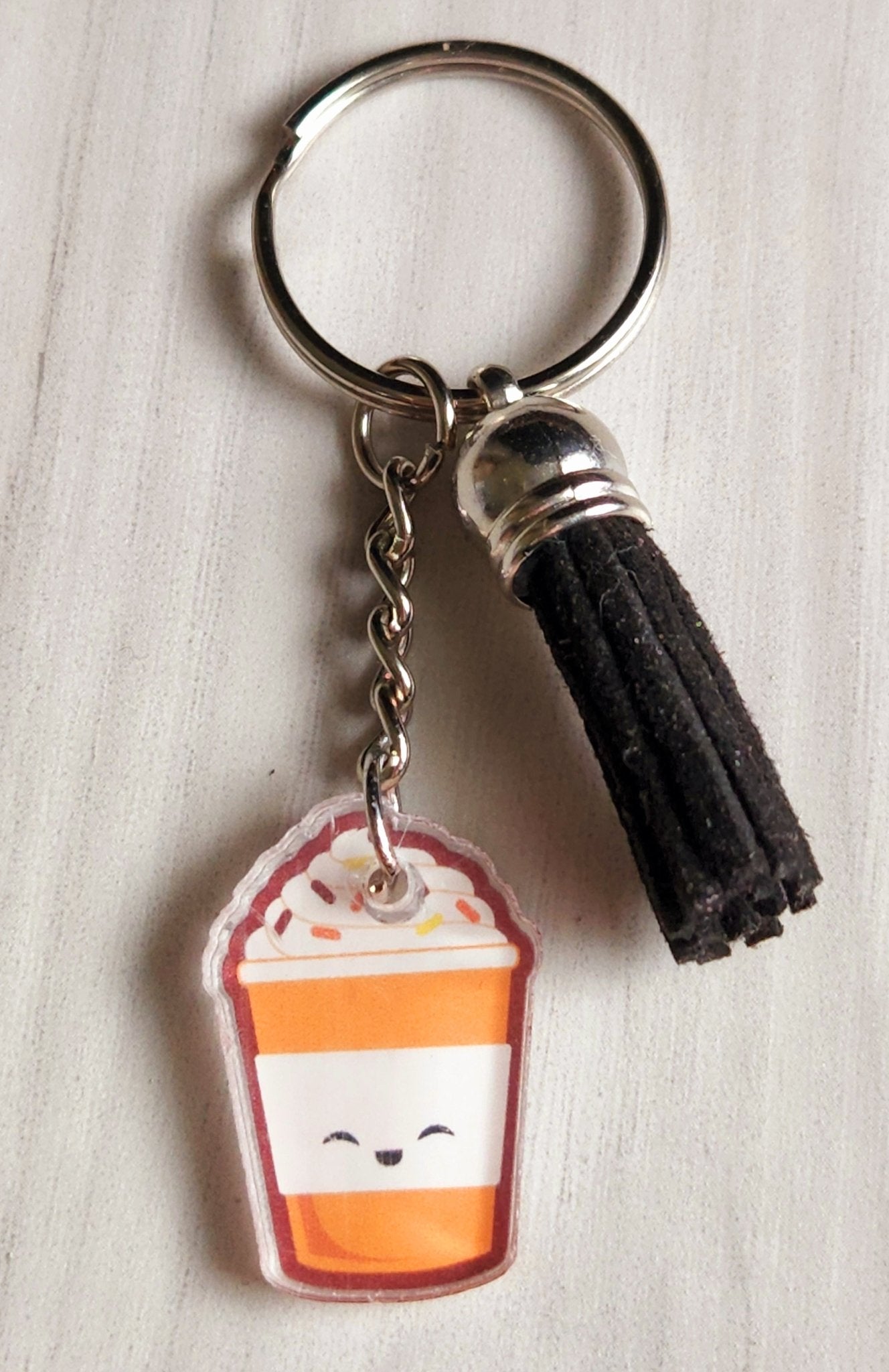 Pumkin drink keychain - Yaizy Boutique