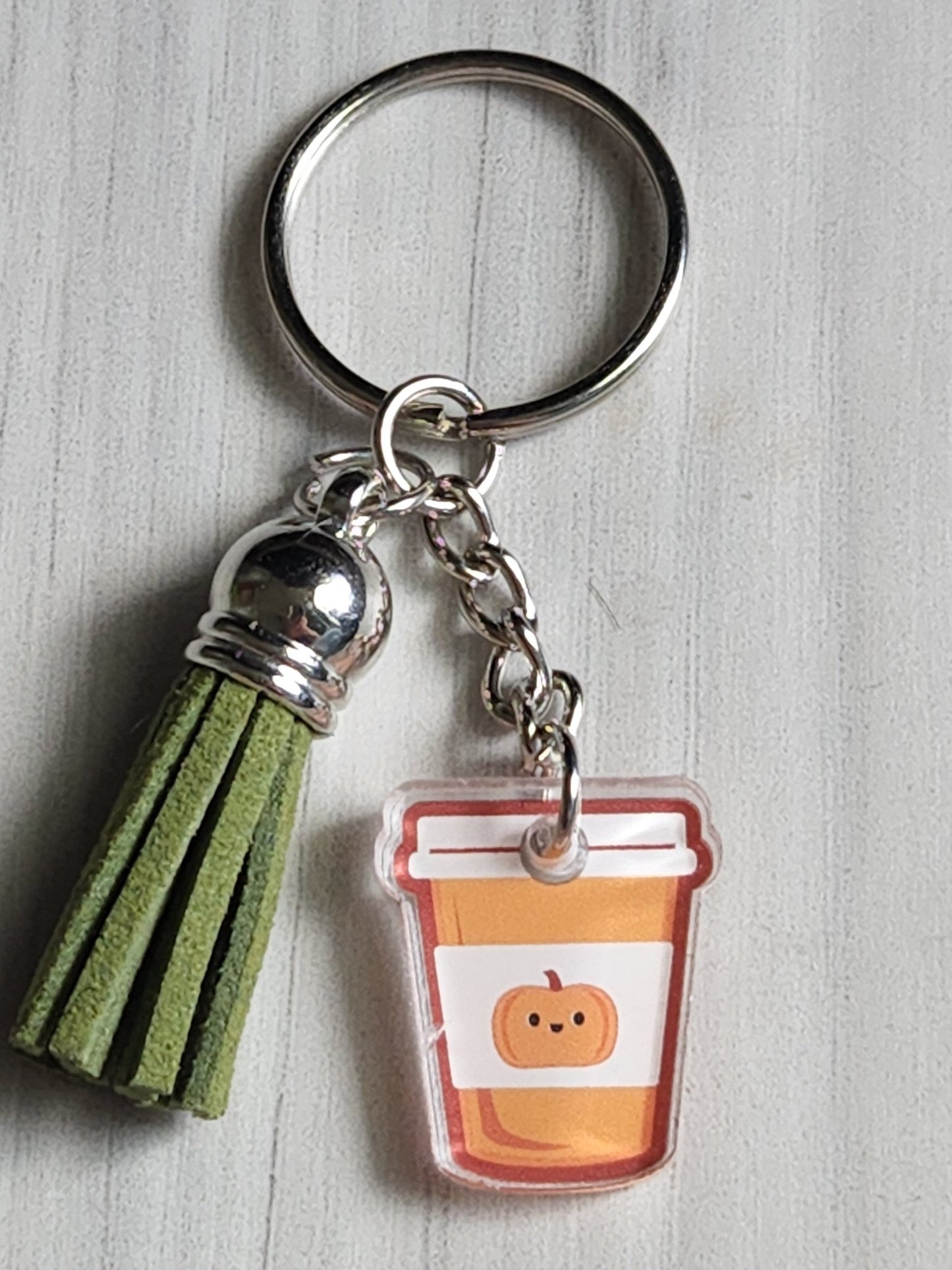 Pumkin drink keychain - Yaizy Boutique