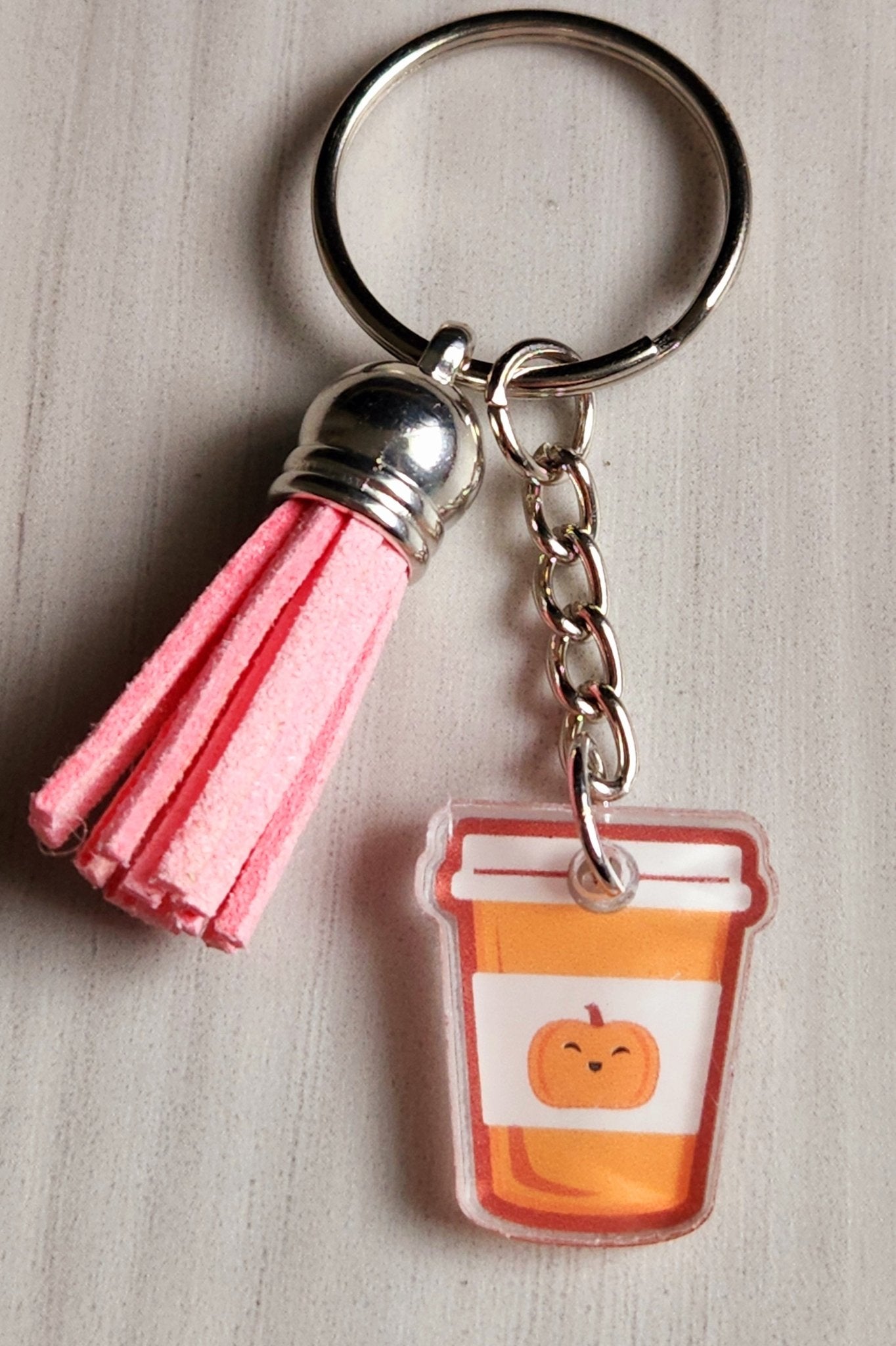 Pumkin drink keychain - Yaizy Boutique