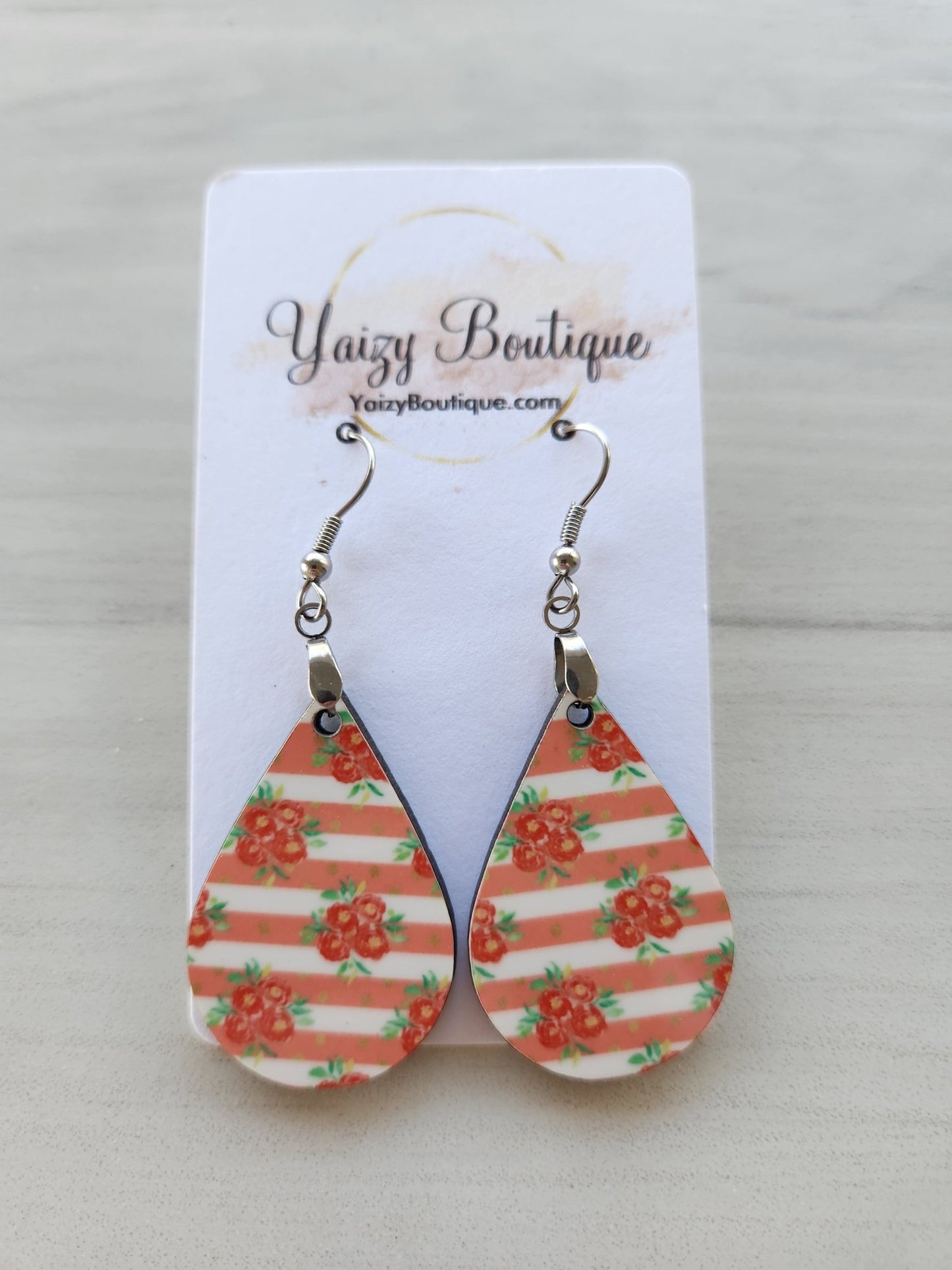 Stripped Earrings - Yaizy Boutique