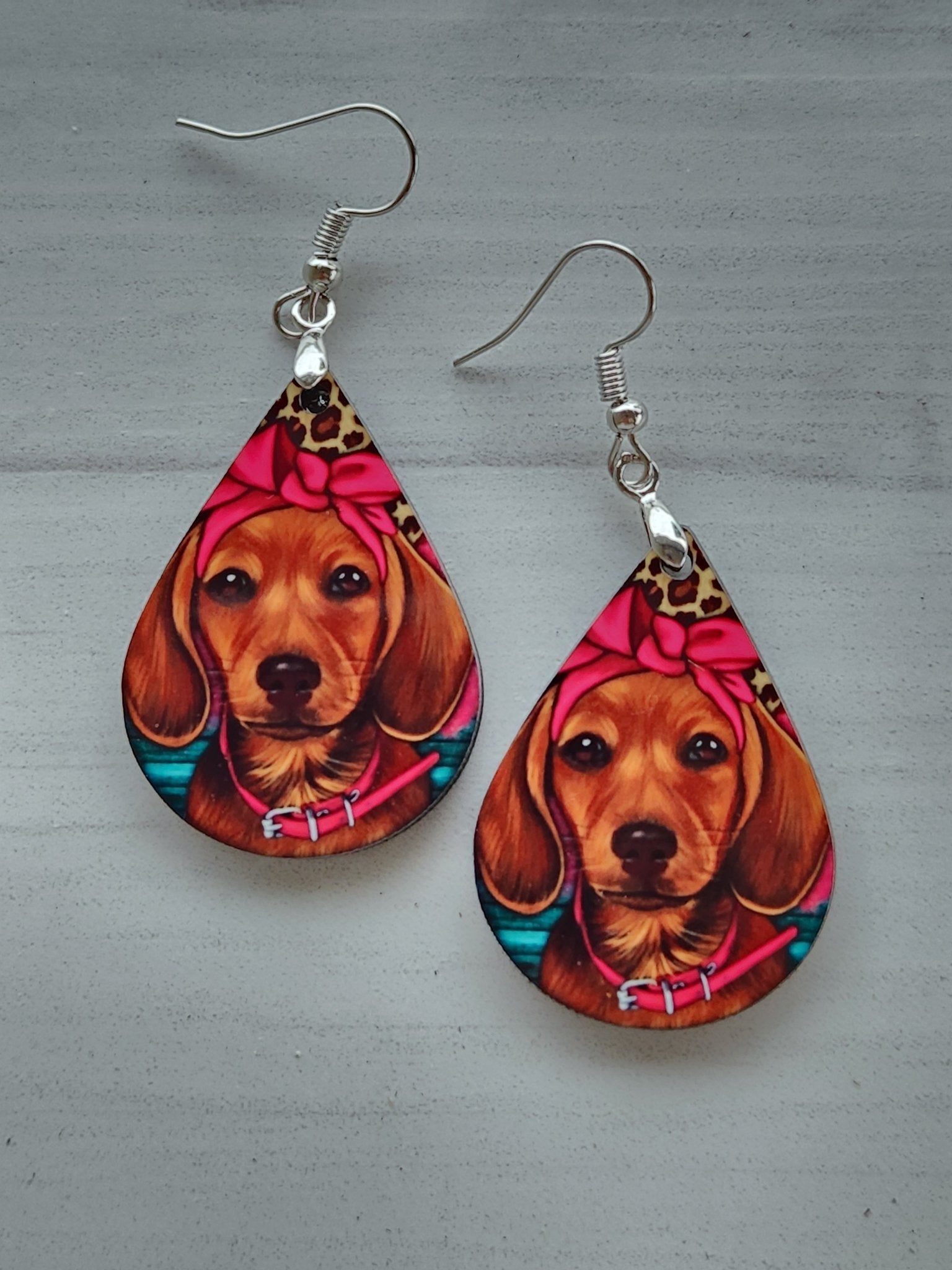 Weiner Dog Earrings - Yaizy Boutique